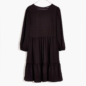 NWT Madewell Sleeve Ruffle Hem Mini Dress size 10